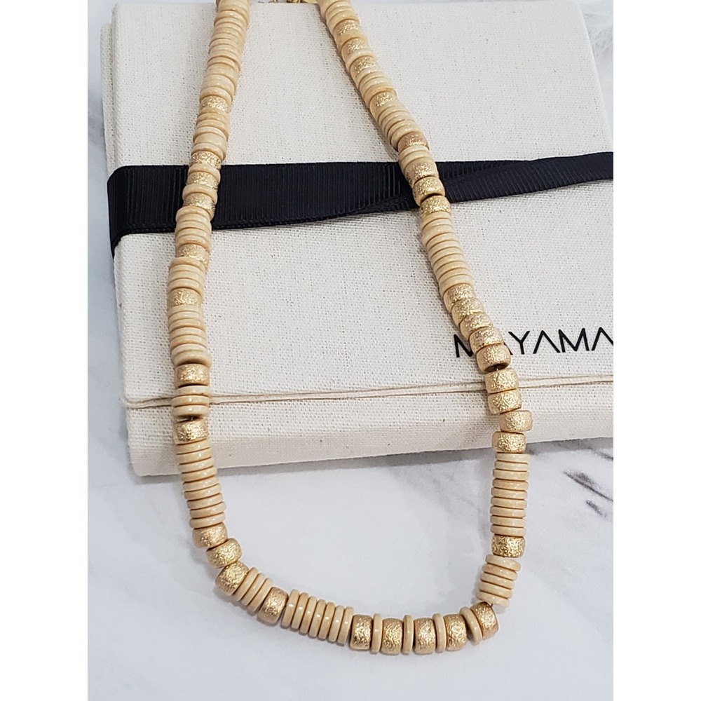 NEW Mayamar PUKKA BOLD CHOKER Beaded Stone Stacker Necklace SURFER FESTIVAL
